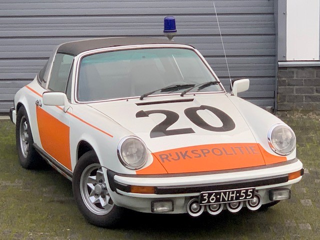 Original Dutch Police Car Porsche 911 Rijkspolitie 2.7 1976
