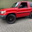 Mitsubishi Pajero Pinin in sporty red